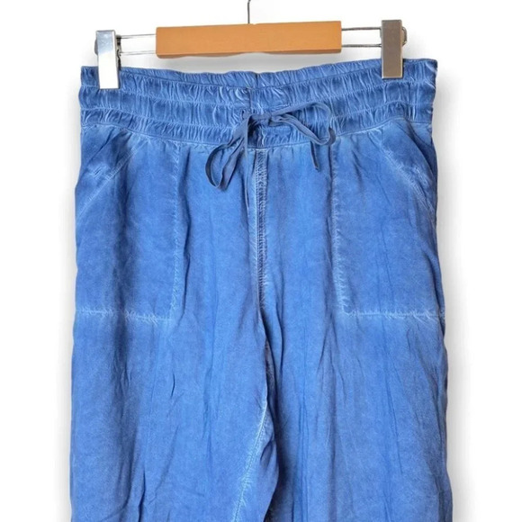 Aritzia Azure Skies Los Feliz Jogger Blue Grey Size Small Track Pants Drawstring - Picture 3 of 10